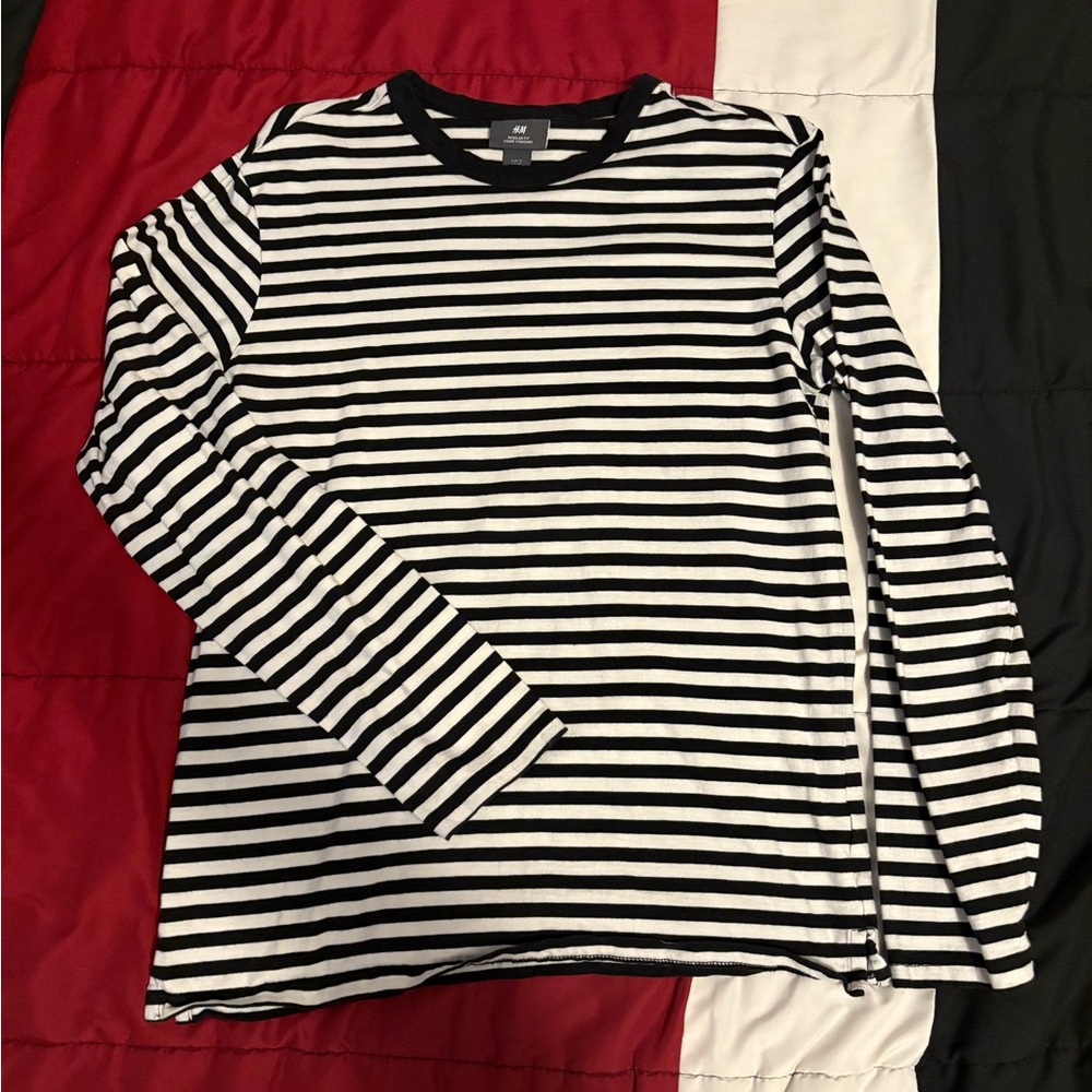 H&M striped long sleeve